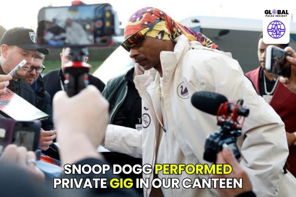 Snoop Dogg Performed Private Gig in Our Canteen - Shocking Moment - globalpulseinsight.com